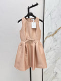 DIOR DRESS IN DARK NUDE