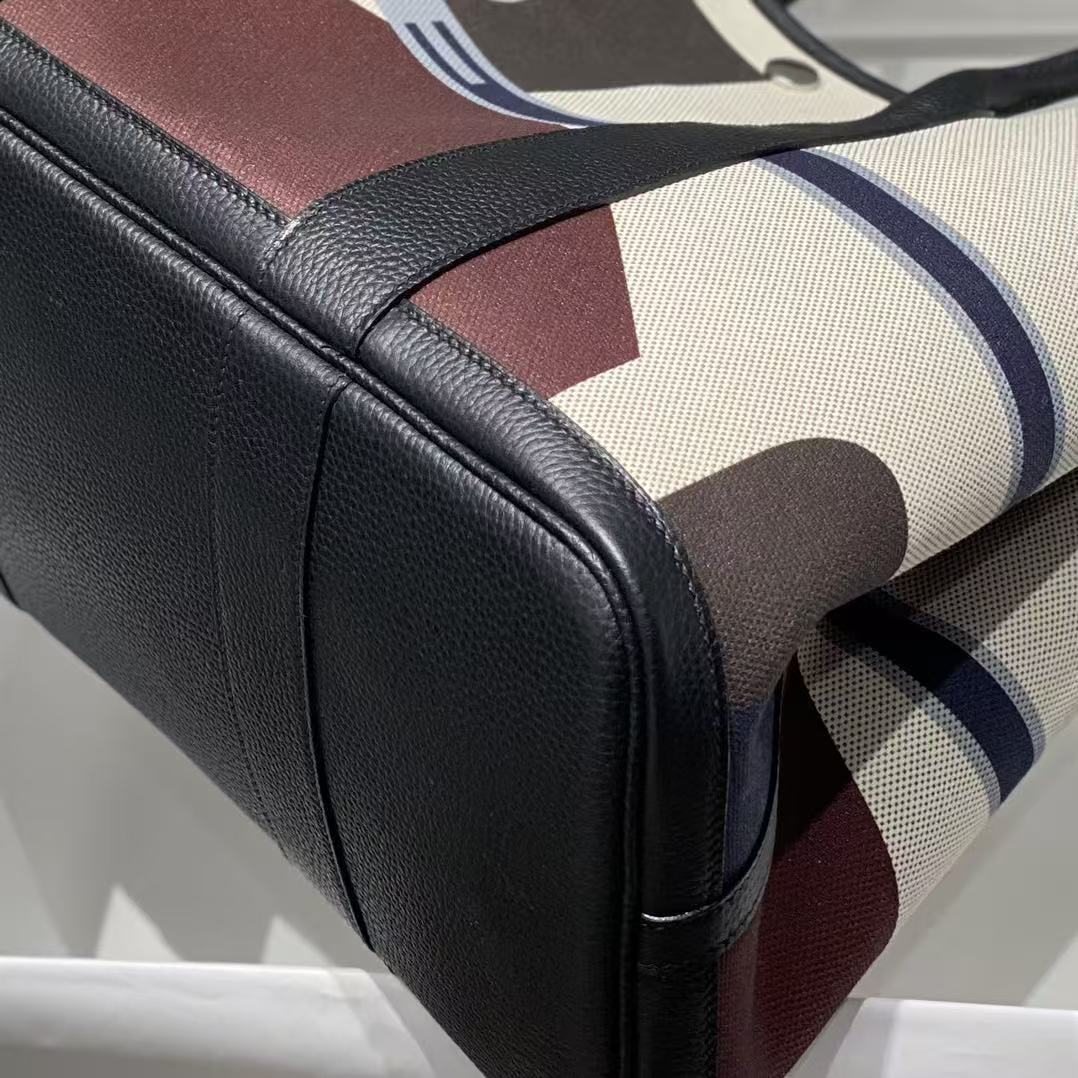 HM GARDEN PARTY 30 VOYAGE BAG IN COLORFUL CANVAS