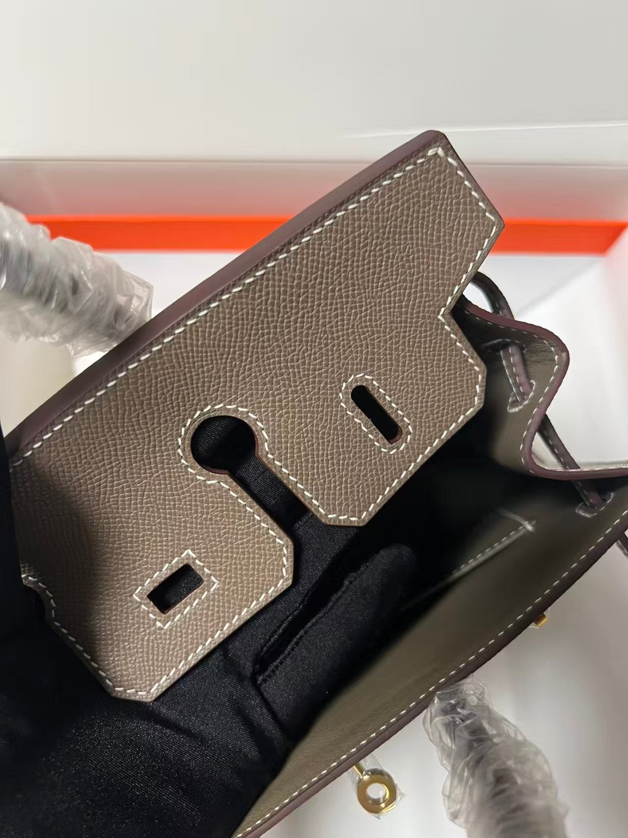HM BIRKIN 30CM ETOUPE BROWN TOGO LEATHER GOLD HARDWARE