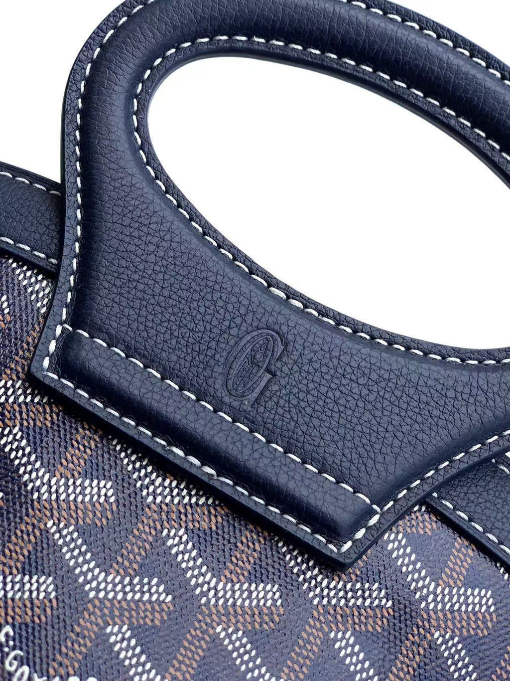 BELUGA MINI BAG 23 IN BLUE GOYARDINE CANVAS