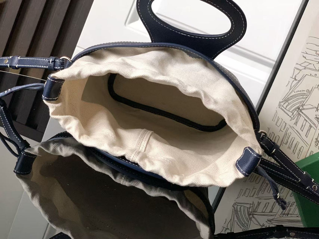 BELUGA MINI BAG 23 IN BLUE GOYARDINE CANVAS