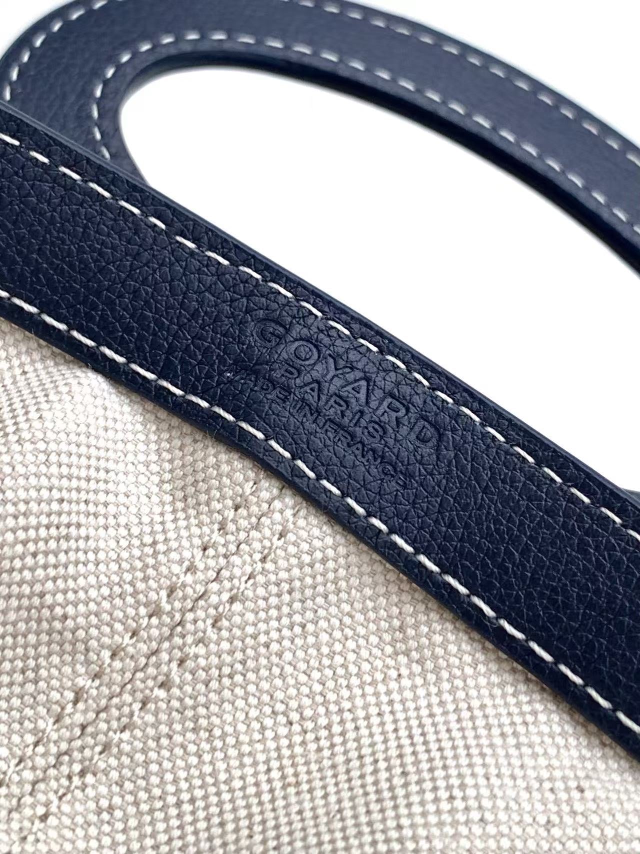 BELUGA MINI BAG 23 IN BLUE GOYARDINE CANVAS