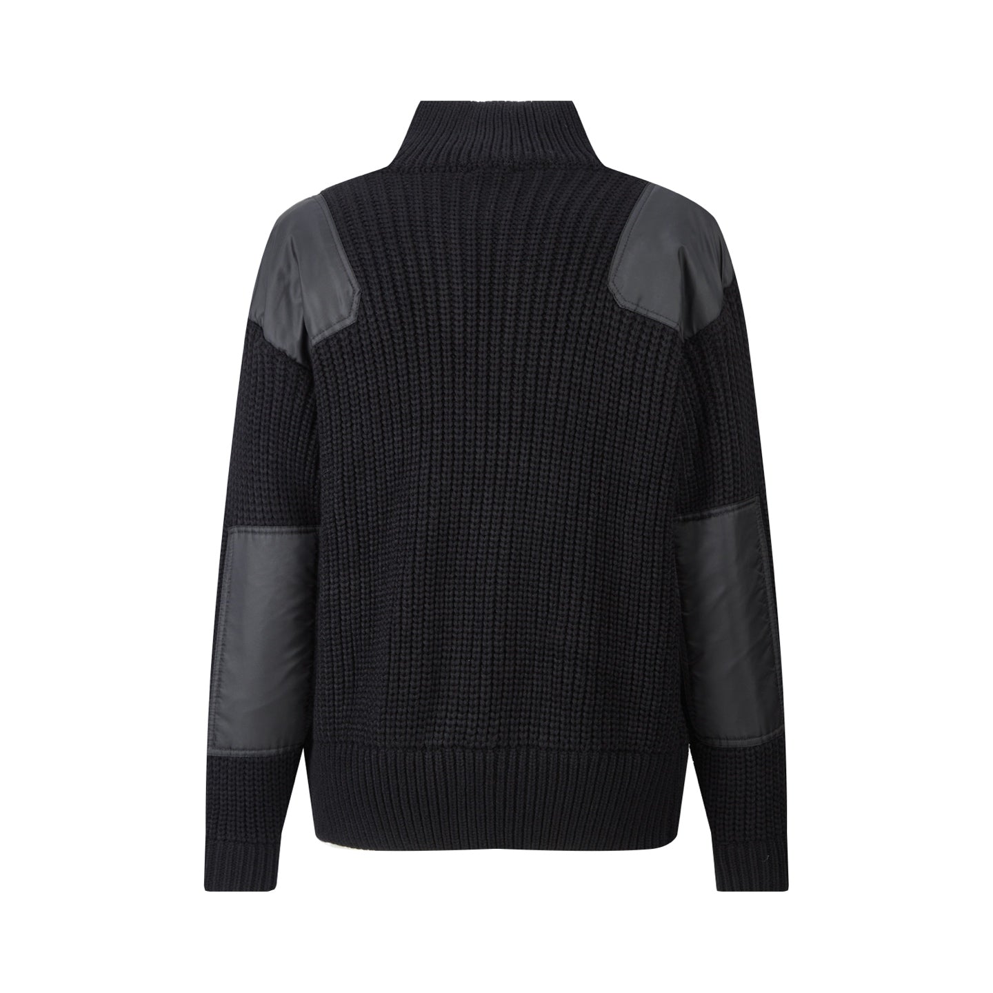 PRADA ZIP-UP IN BLACK WOOL