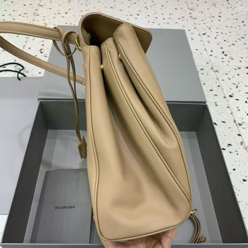 RODEO LARGE BAG 40 IN BROWN CALFSKIN GOLD HARDWARE