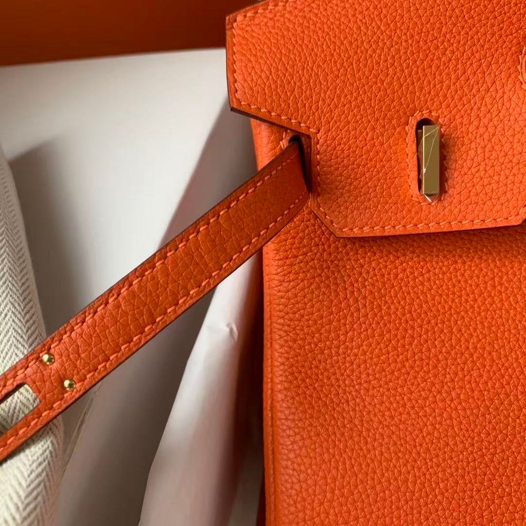 HM BIRKIN 35CM IN ORANGE TOGO WITH GOLD HARDWARE