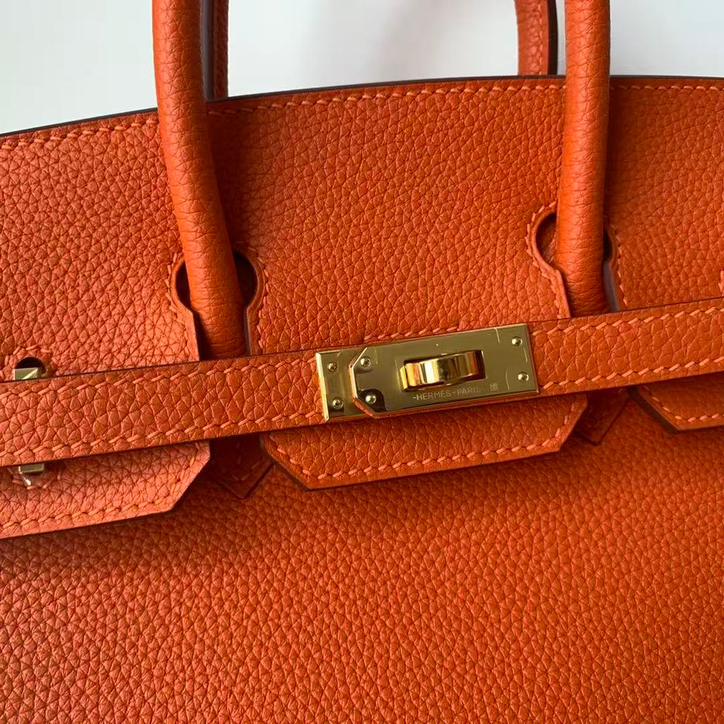 HM BIRKIN 35CM IN ORANGE TOGO WITH GOLD HARDWARE