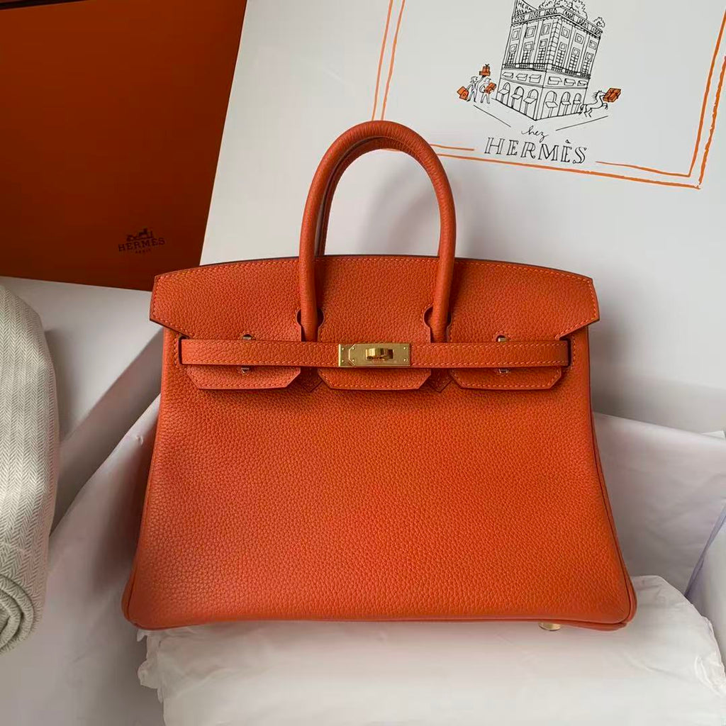 HM BIRKIN 35CM IN ORANGE TOGO WITH GOLD HARDWARE