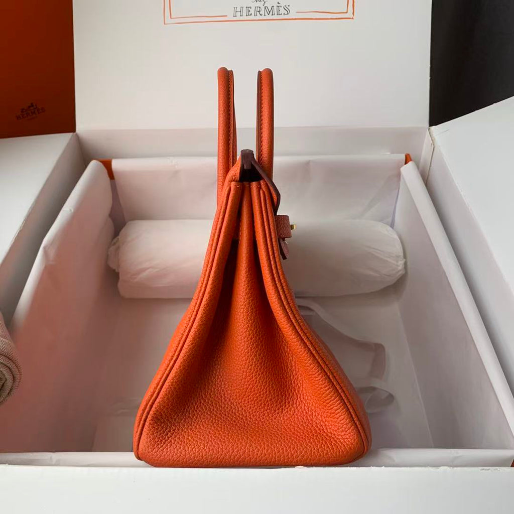 HM BIRKIN 35CM IN ORANGE TOGO WITH GOLD HARDWARE