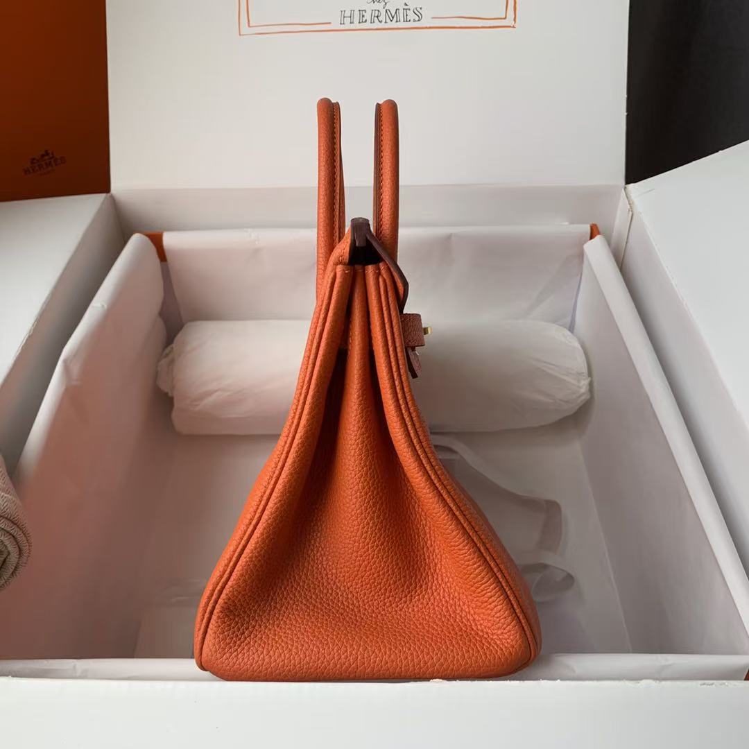 HM BIRKIN 35CM IN ORANGE TOGO WITH GOLD HARDWARE