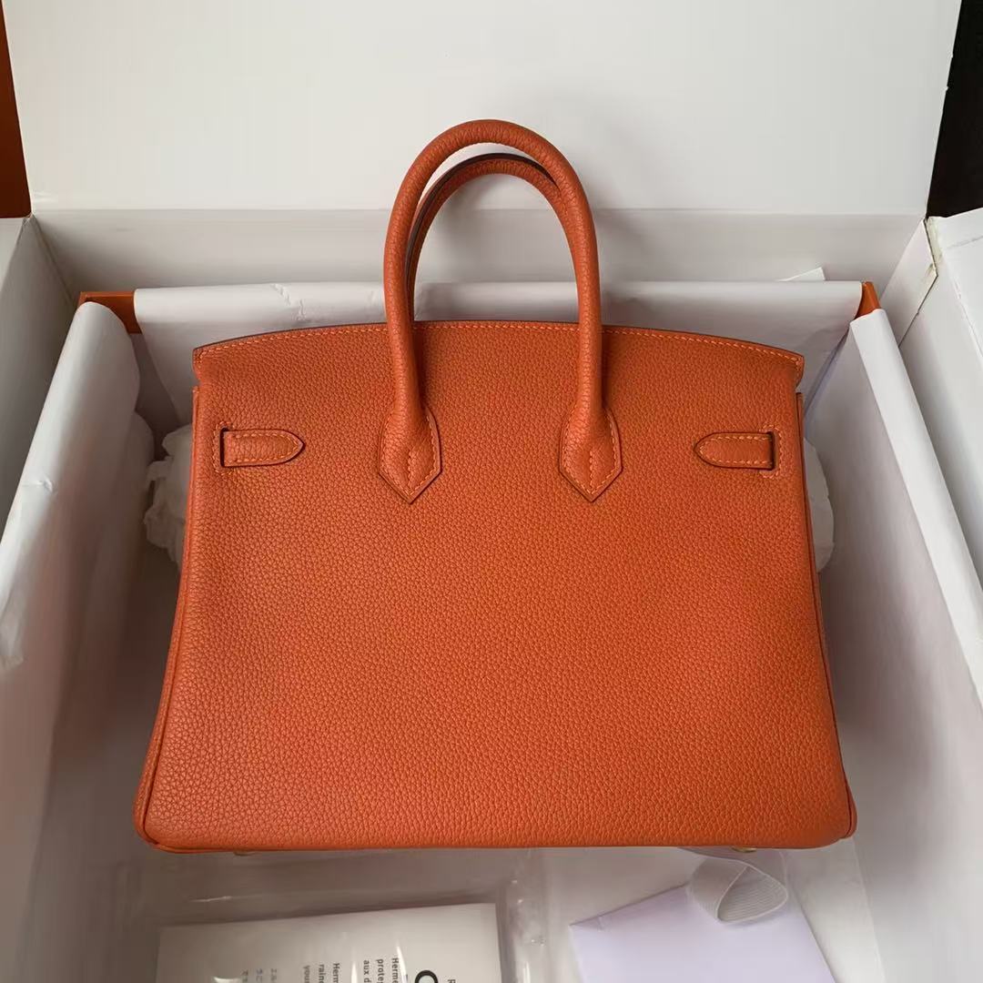 HM BIRKIN 35CM IN ORANGE TOGO WITH GOLD HARDWARE