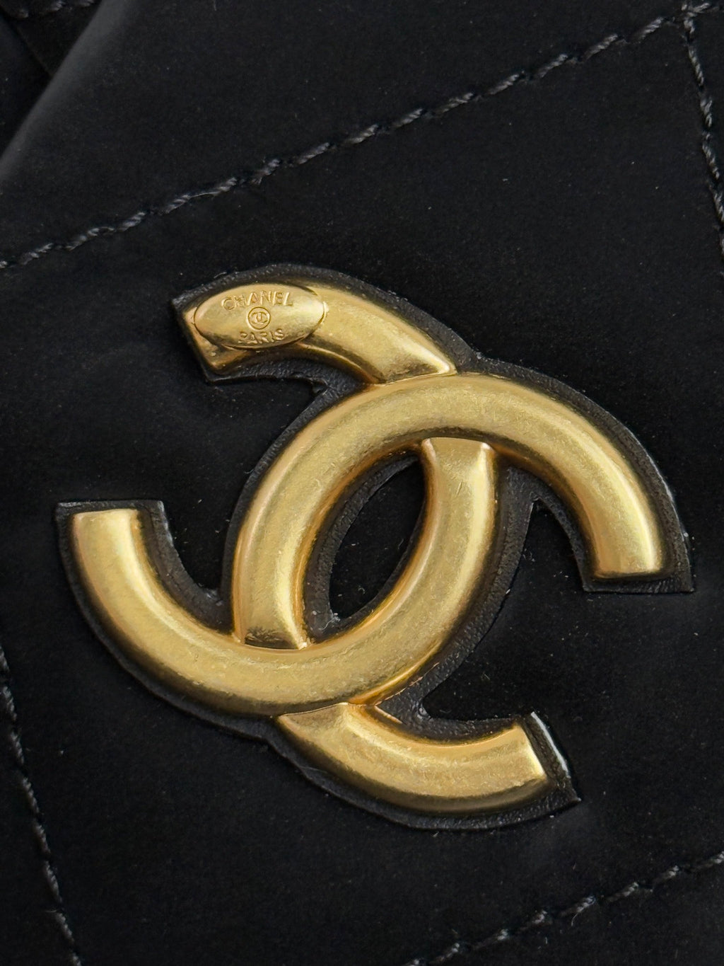 CHANEL MINI BOW BAG 26 IN BLACK VELVET WITH GOLD HARDWARE
