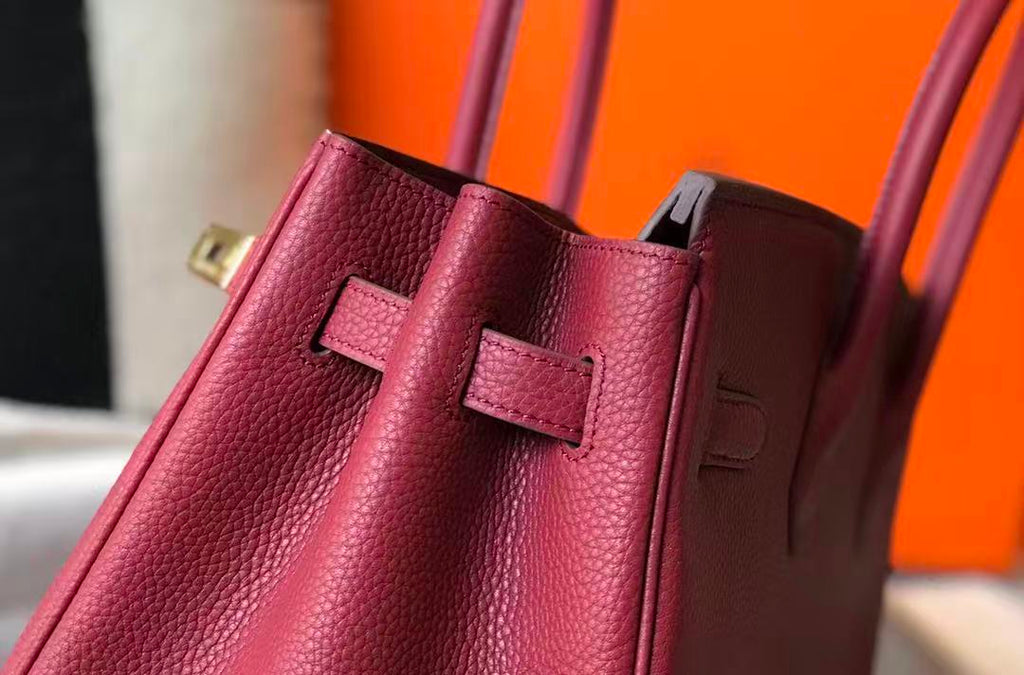 HM BIRKIN 35CM IN SCARLET RED CALFSKIN GOLD HARDWARE