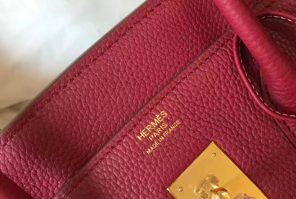 HM BIRKIN 35CM IN SCARLET RED CALFSKIN GOLD HARDWARE