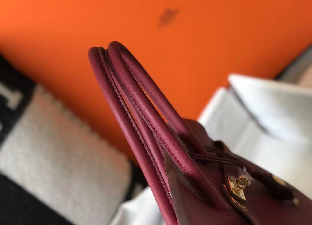 HM BIRKIN 35CM IN SCARLET RED CALFSKIN GOLD HARDWARE