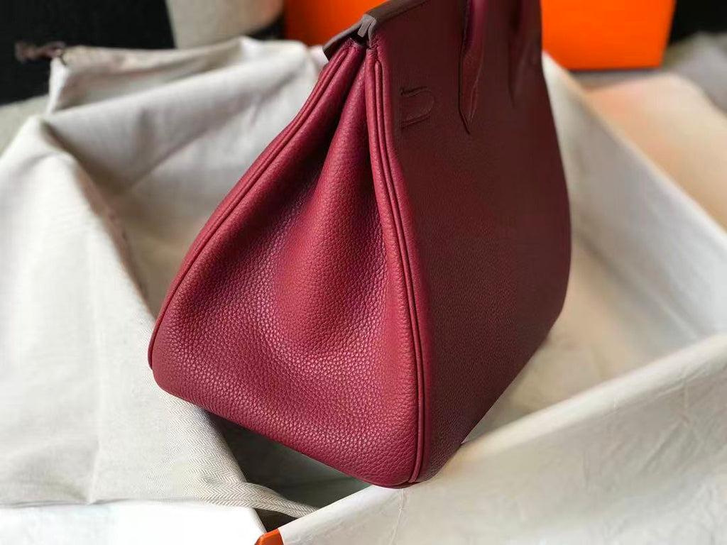 HM BIRKIN 35CM IN SCARLET RED CALFSKIN GOLD HARDWARE