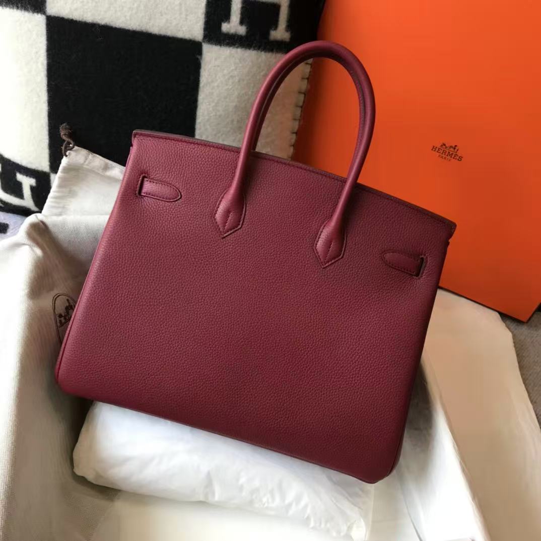 HM BIRKIN 35CM IN SCARLET RED CALFSKIN GOLD HARDWARE