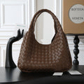 BV CAMPANA MEDIUM SHOULDER BAG 33 IN CHOCOLATE BROWN INTRECCIATO CALFSKIN
