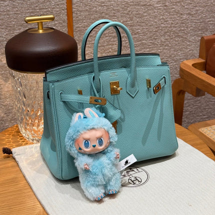HM BIRKIN 25 BAG IN BLEU ATOLL TOGO LEATHER GOLD HARDWARE