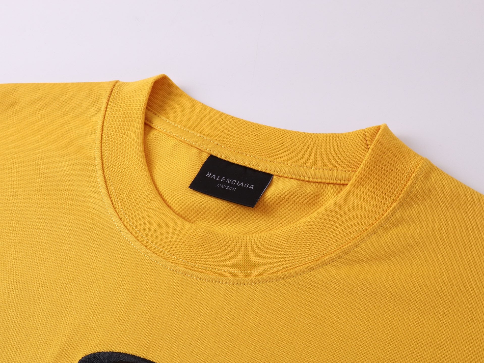 BALENCIAGA BASKETBALL OVERSIZED T-SHIRT IN YELLOW