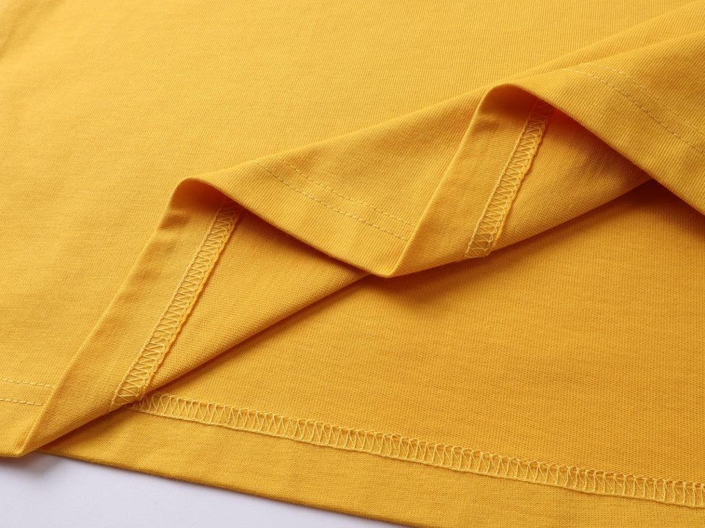BALENCIAGA BASKETBALL OVERSIZED T-SHIRT IN YELLOW