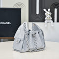 CC 25 HANDBAG IN SILVER-TONE 22 CALFSKIN SILVER HARDWARE