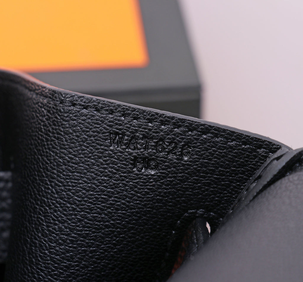 HAC A DOS PM BACKPACK 28 IN BLACK TOGO LEATHER