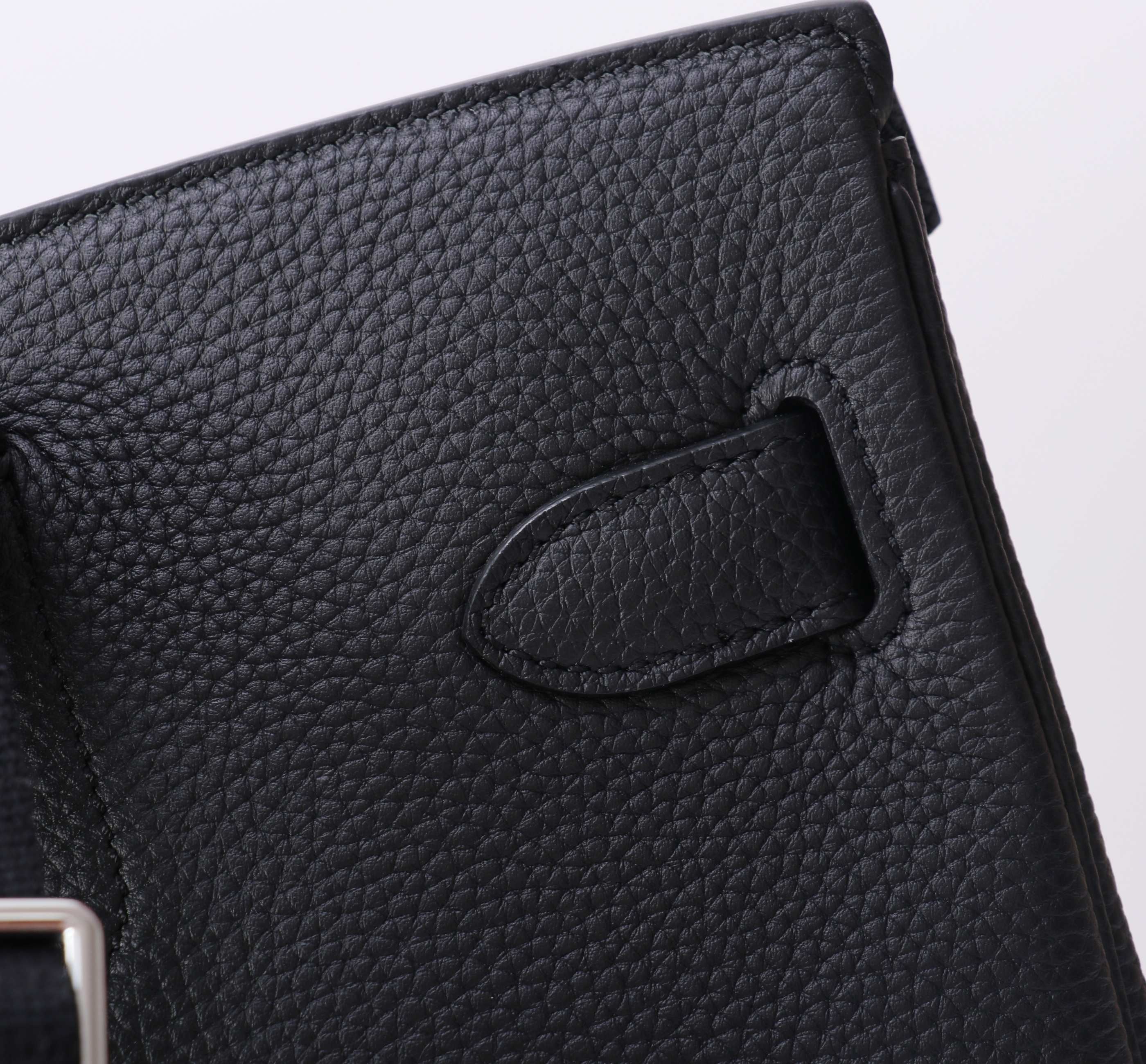 HAC A DOS PM BACKPACK 28 IN BLACK TOGO LEATHER