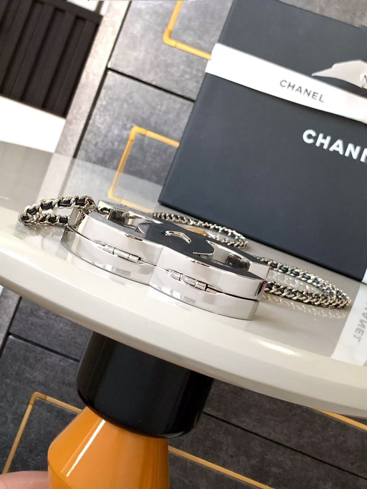 CC CLASSIC BAG CHAIN IN SILVER METAL