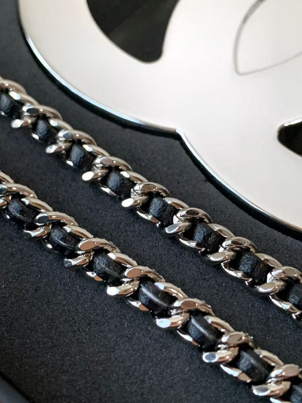 CC CLASSIC BAG CHAIN IN SILVER METAL