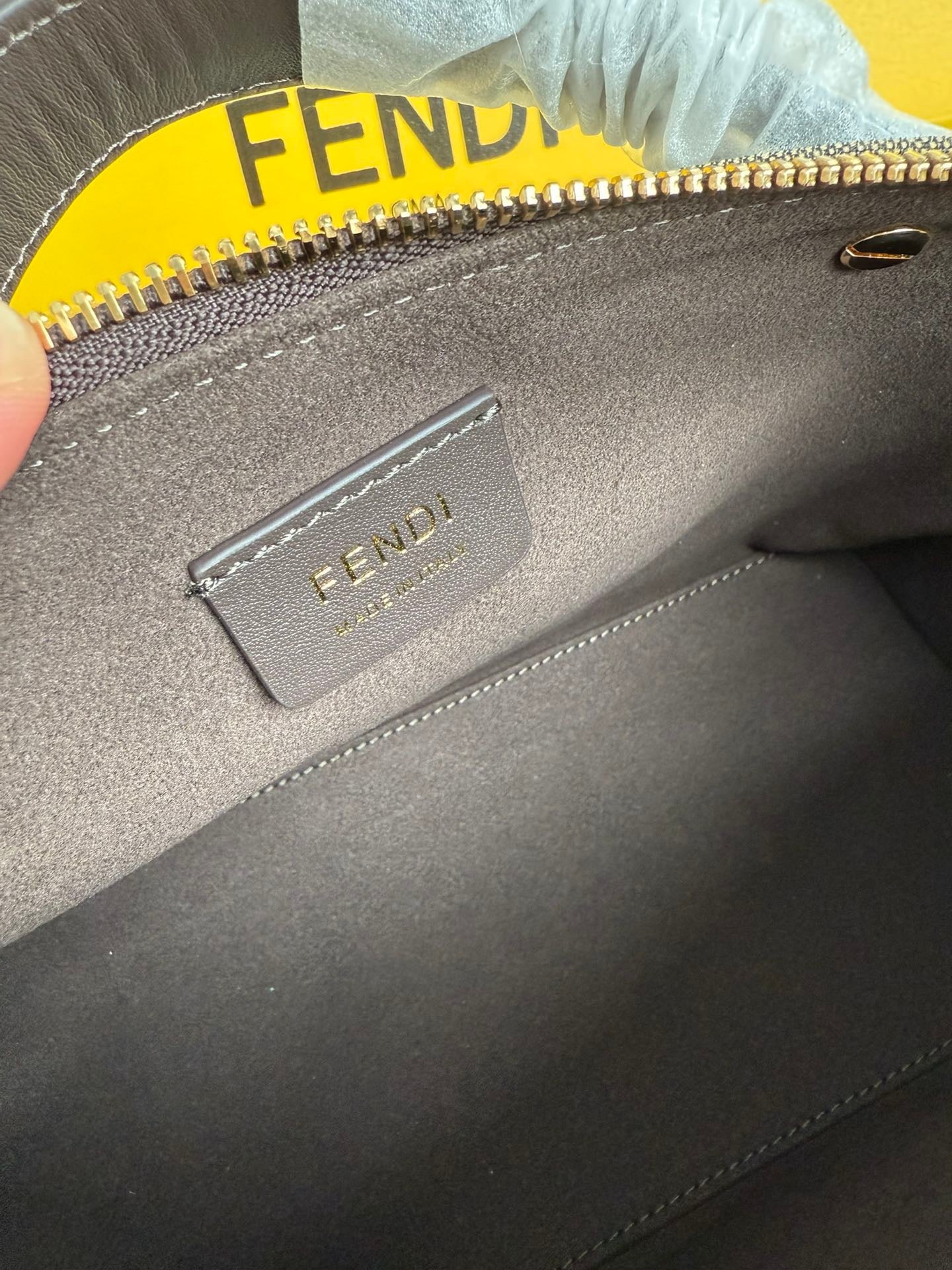 FENDI BY THE WAY SOFT MEDIUM BAG 29 IN BROWN FF JACQUARD FABRIC