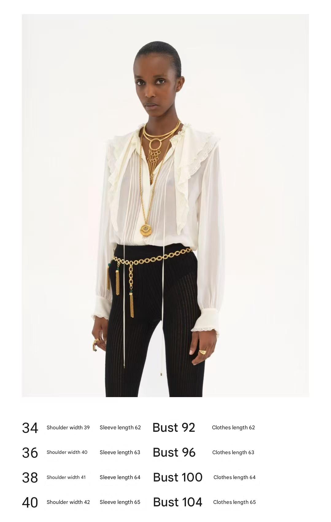 CHLOE RUFFLED LACE-TRIMMED COLLAR SILK-CHIFFON BLOUSE IN BLACK