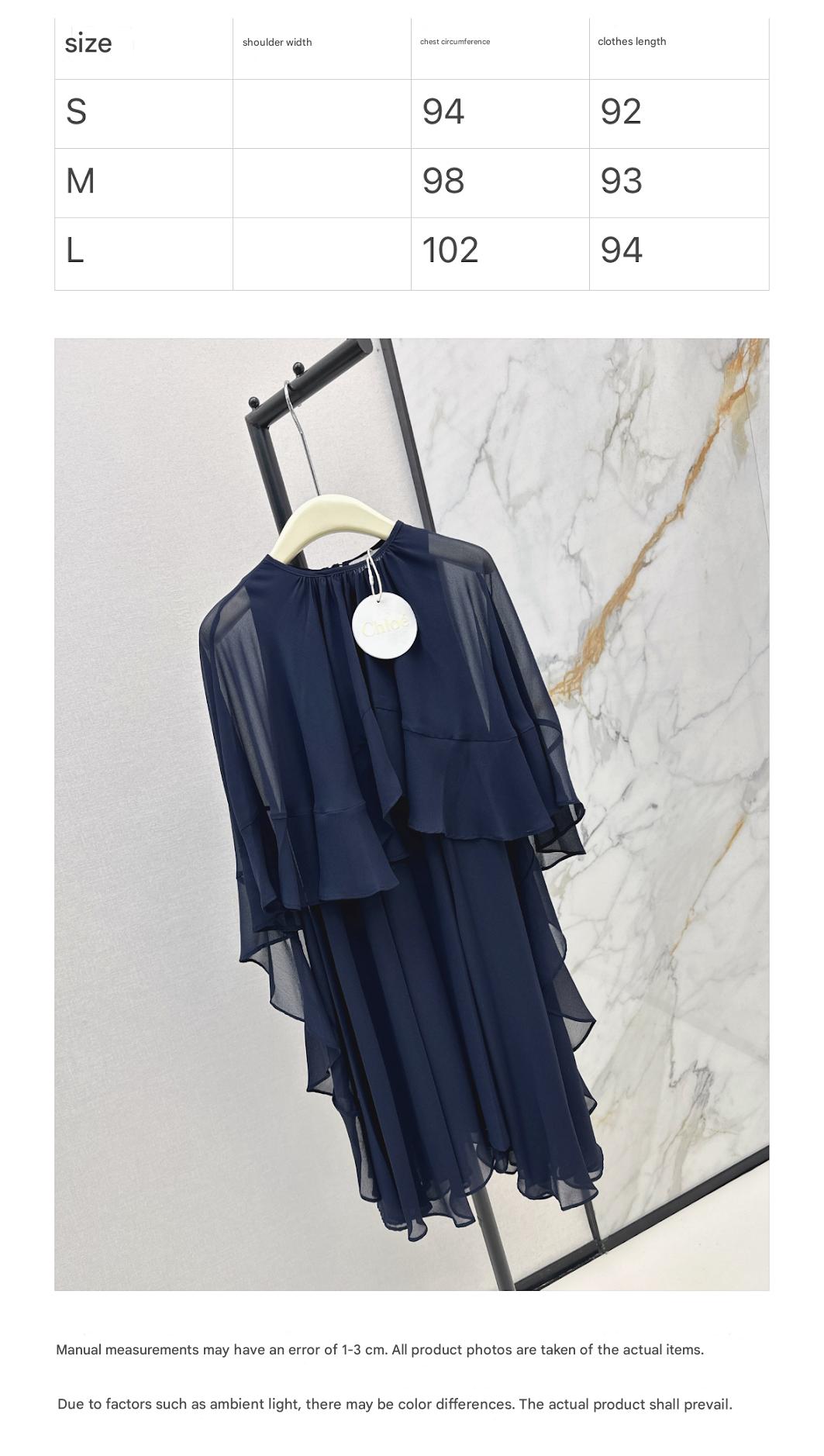 CHLOE FLUID MINI CAPE DRESS