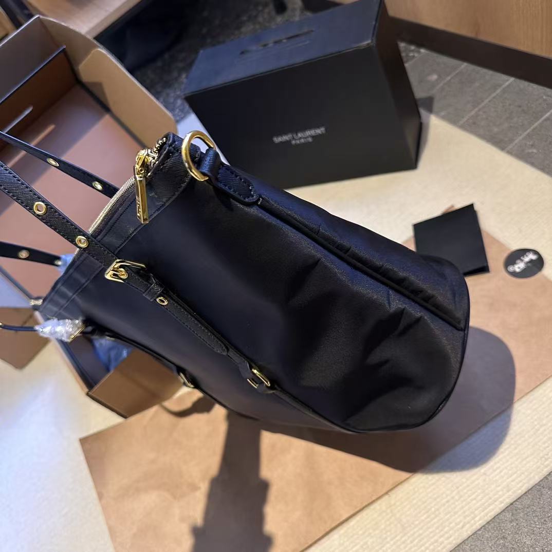 PRADA TESSUTO TOTE BAG RENYLON IN NAVY BLUE