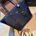 PRADA TESSUTO TOTE BAG RENYLON IN NAVY BLUE