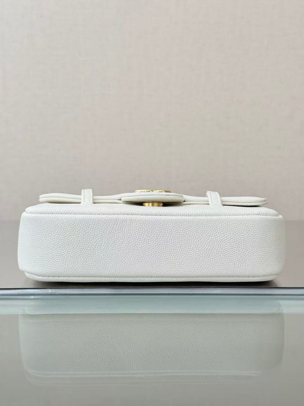 CHANEL 26S JENNY BAG 17 IN WHITE CALFSKIN