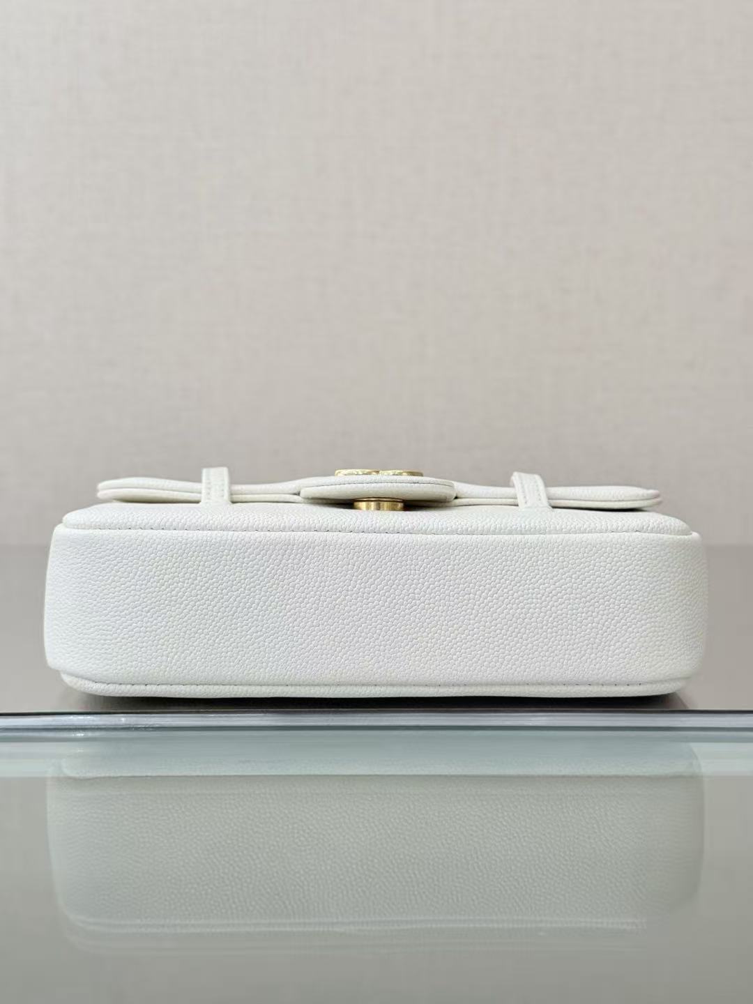 CHANEL 26S JENNY BAG 17 IN WHITE CALFSKIN