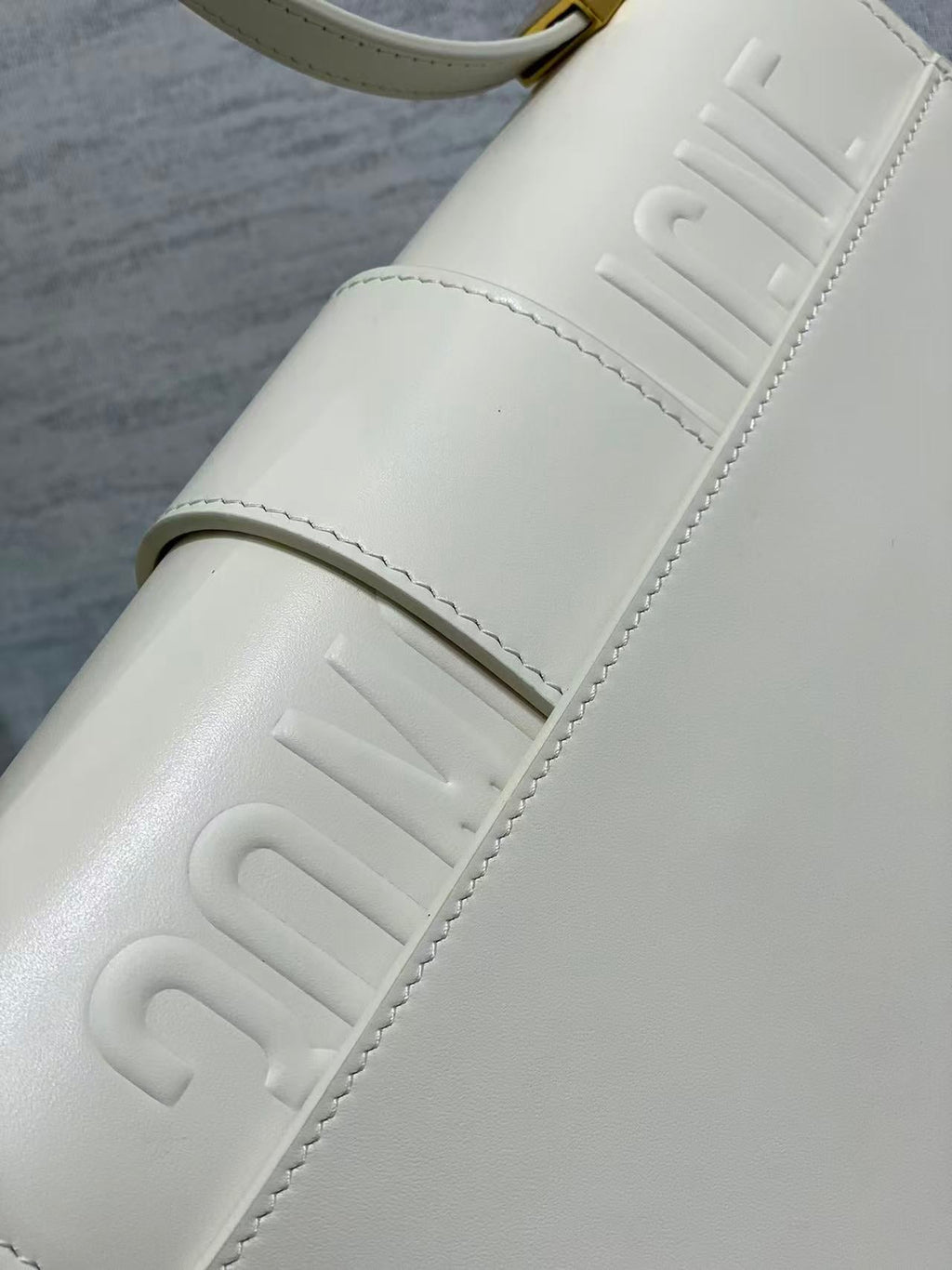 DIOR MONTAIGNE 24 IN WHITE CALFSKIN 001