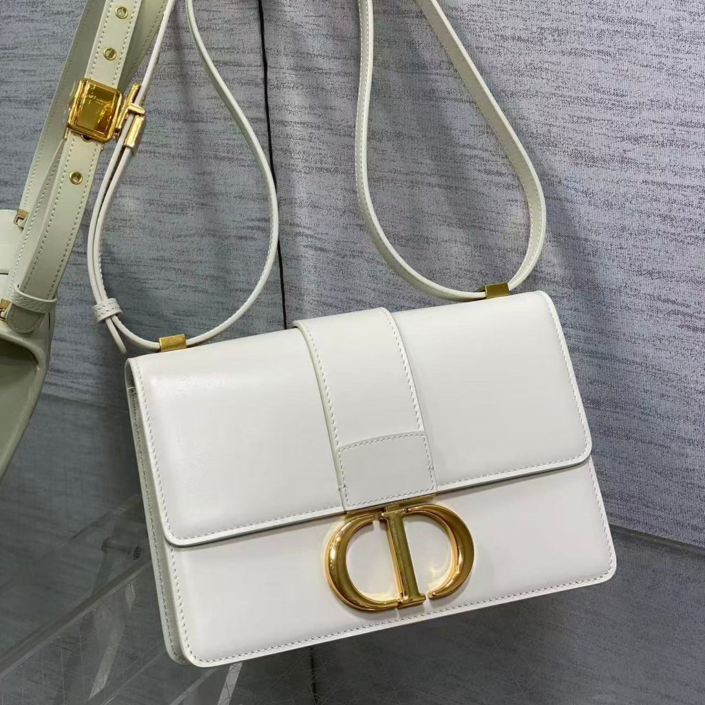 DIOR MONTAIGNE 24 IN WHITE CALFSKIN 001