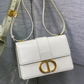 DIOR MONTAIGNE 24 IN WHITE CALFSKIN 001