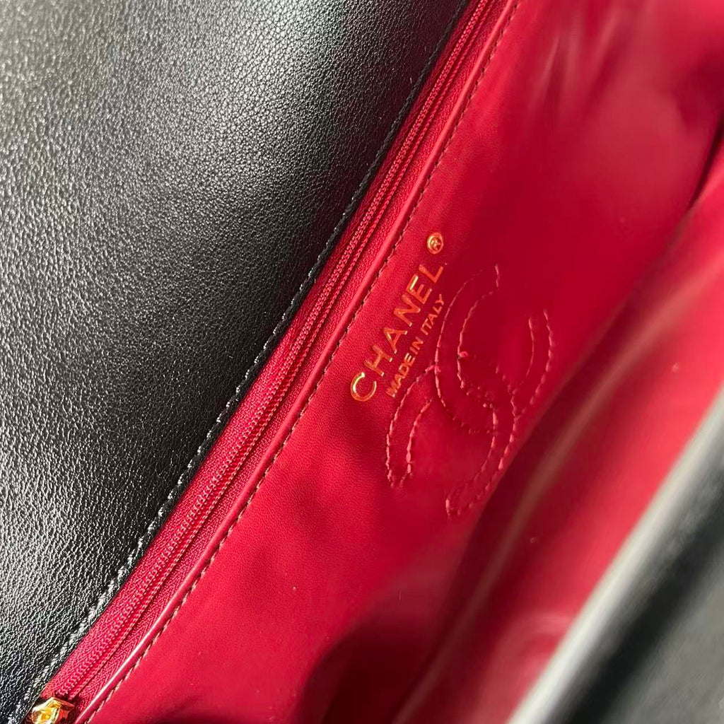 CHANEL 26S MESSENGER BAG MATTHIEU BLAZY IN BLACK LAMBSKIN