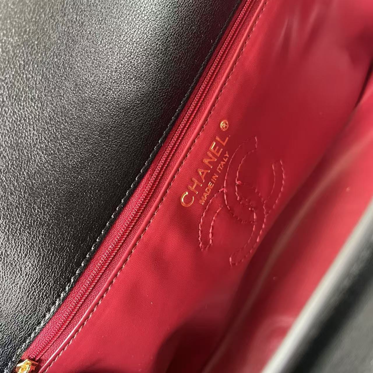 CHANEL 26S MESSENGER BAG MATTHIEU BLAZY IN BLACK LAMBSKIN