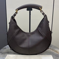 YSL 26S MOMBASA HOBO BAG MEDIUM IN BROWN CHOCOLATE CALFSKIN