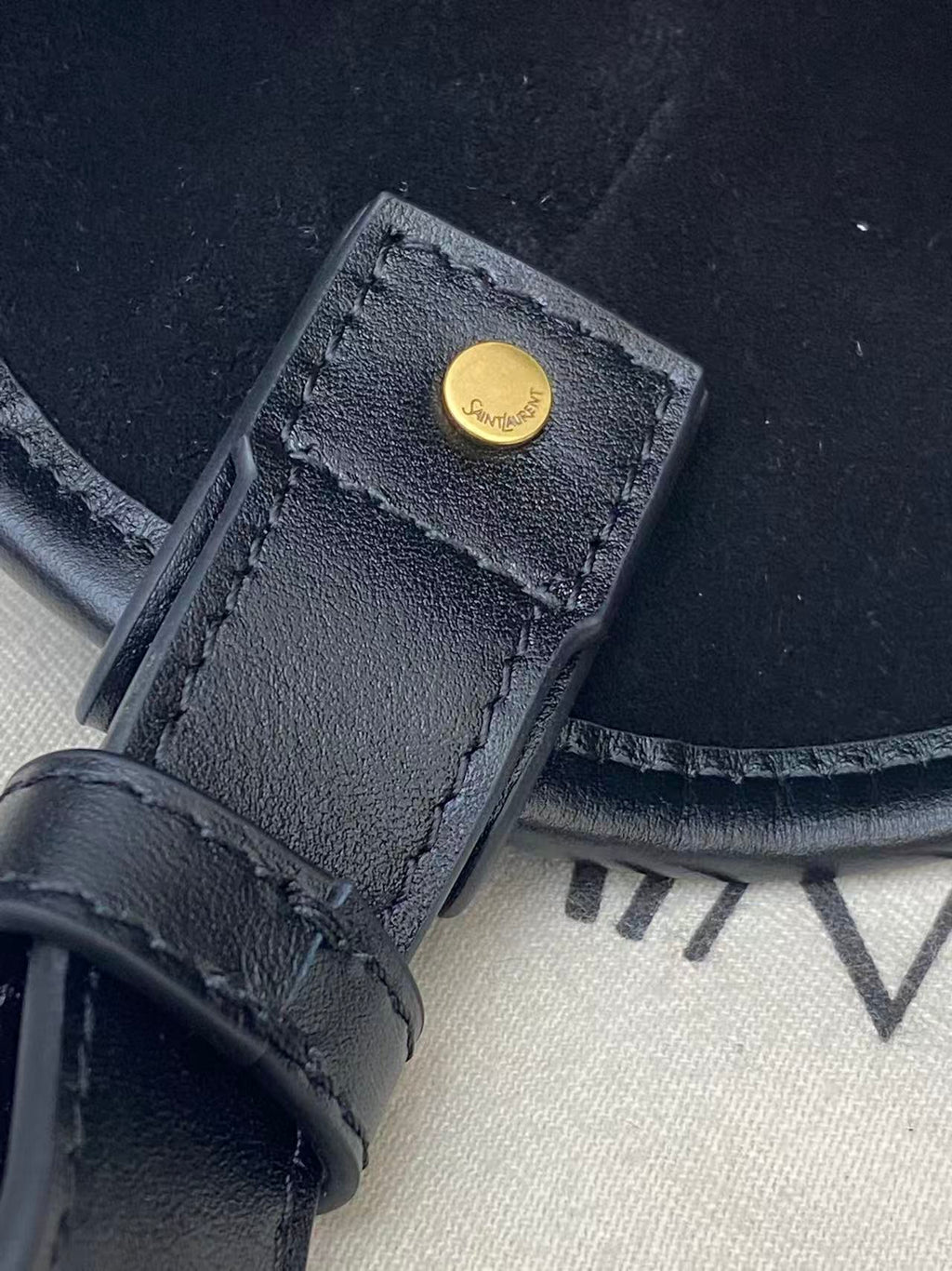 YSL 26S MOMBASA HOBO BAG MEDIUM IN BLACK CALFSKIN