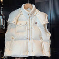 MONCLER 25S JACKET IN CREAM WHITE 13526