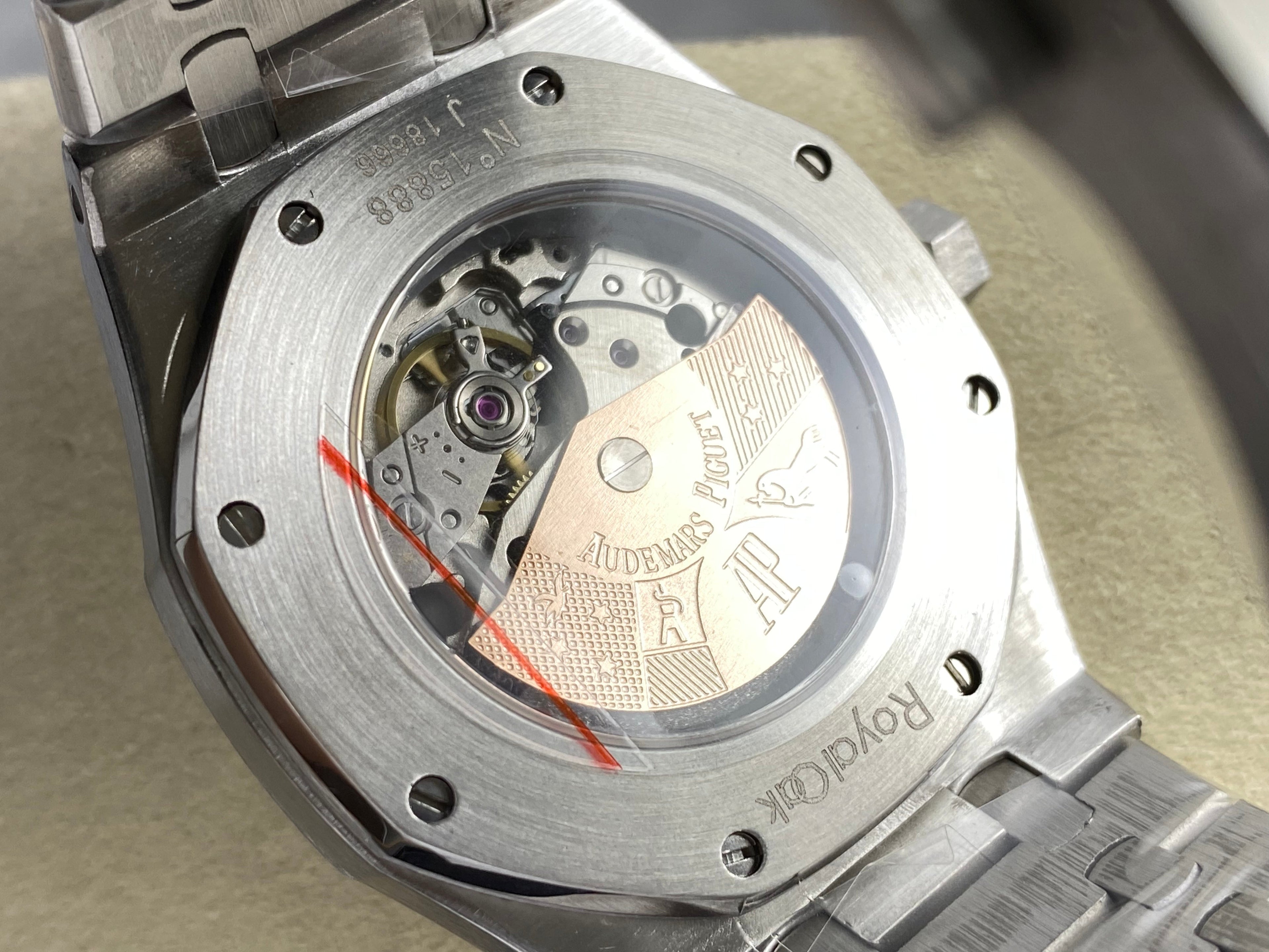 AUDEMARS PIGUET ROYAL OAK BLUE DIAL STAINLESS STELL 41MM