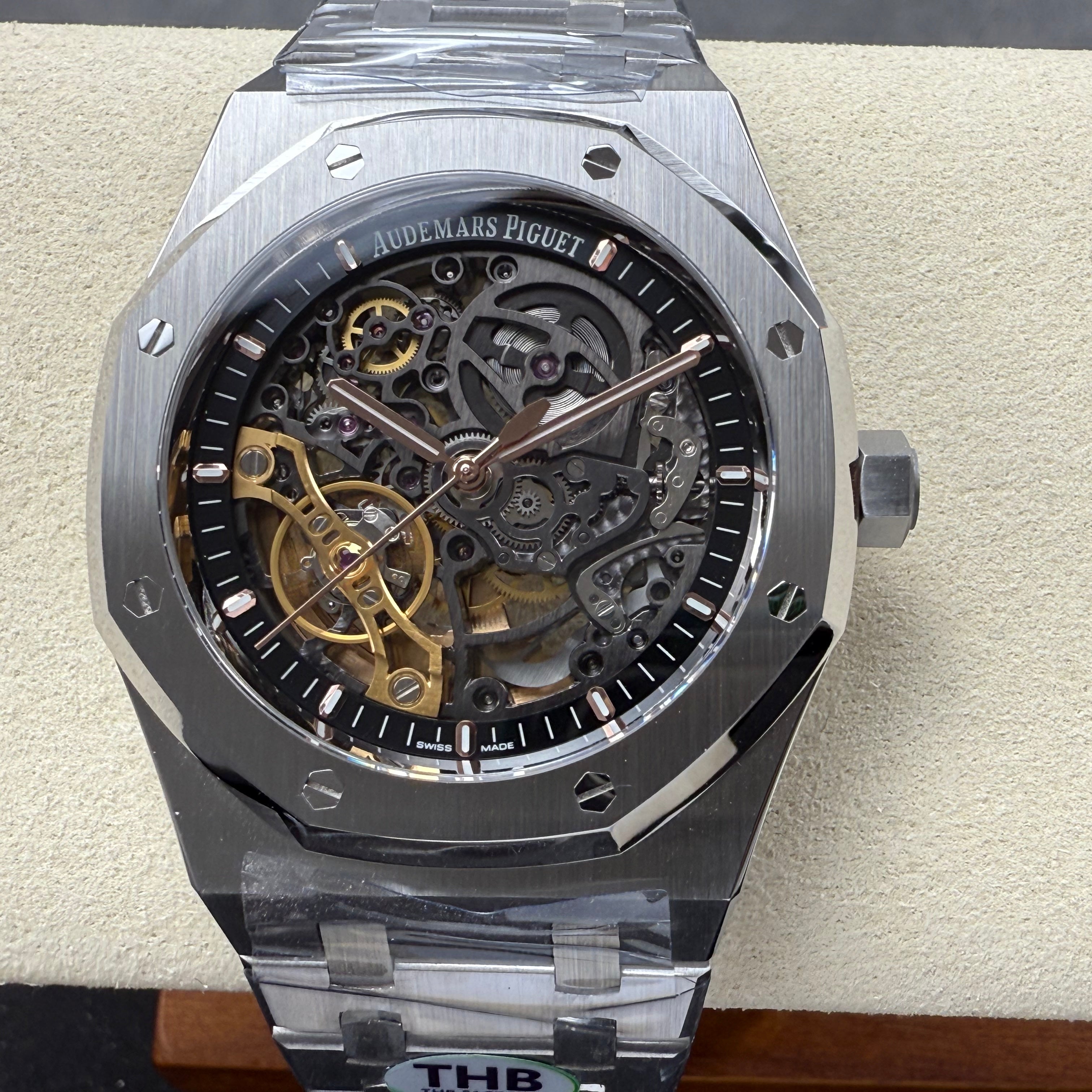 AUDEMARS PIGUET ROYAL OAK DOUBLE BALANCE WHEEL OPENWORKED 41MM
