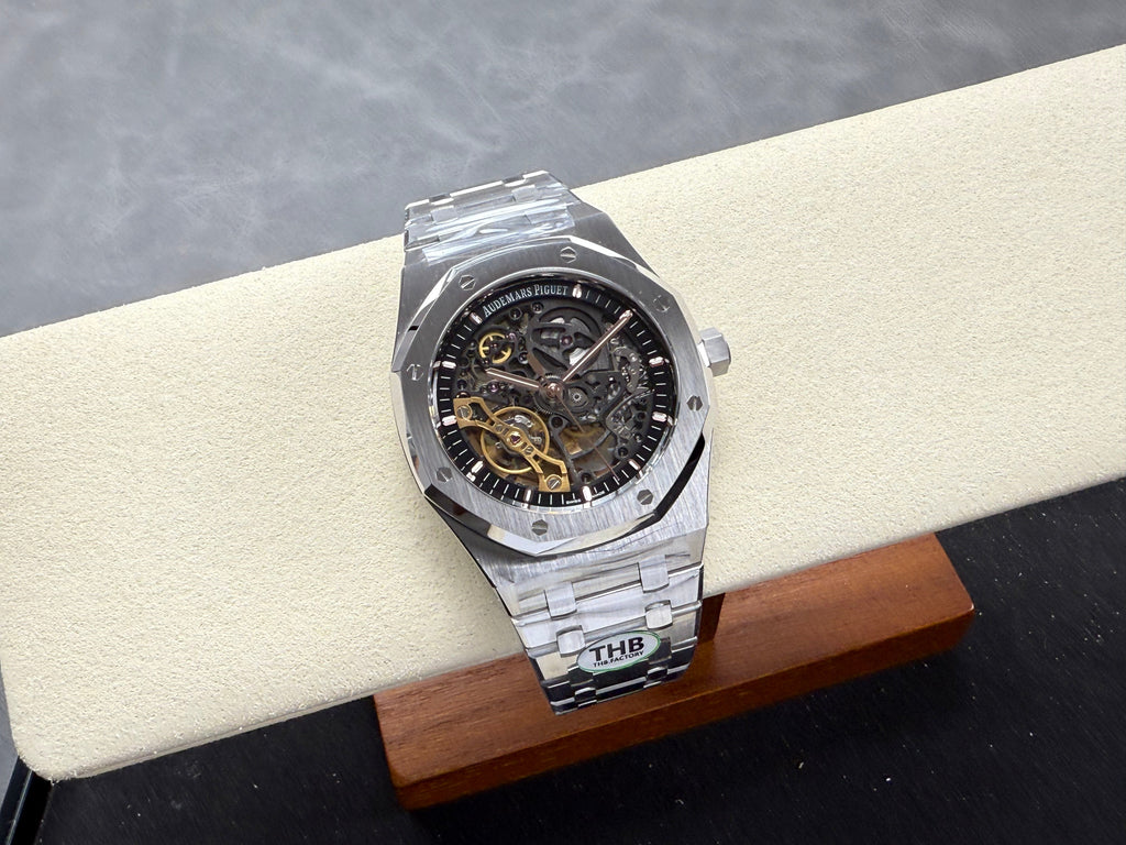 AUDEMARS PIGUET ROYAL OAK DOUBLE BALANCE WHEEL OPENWORKED 41MM