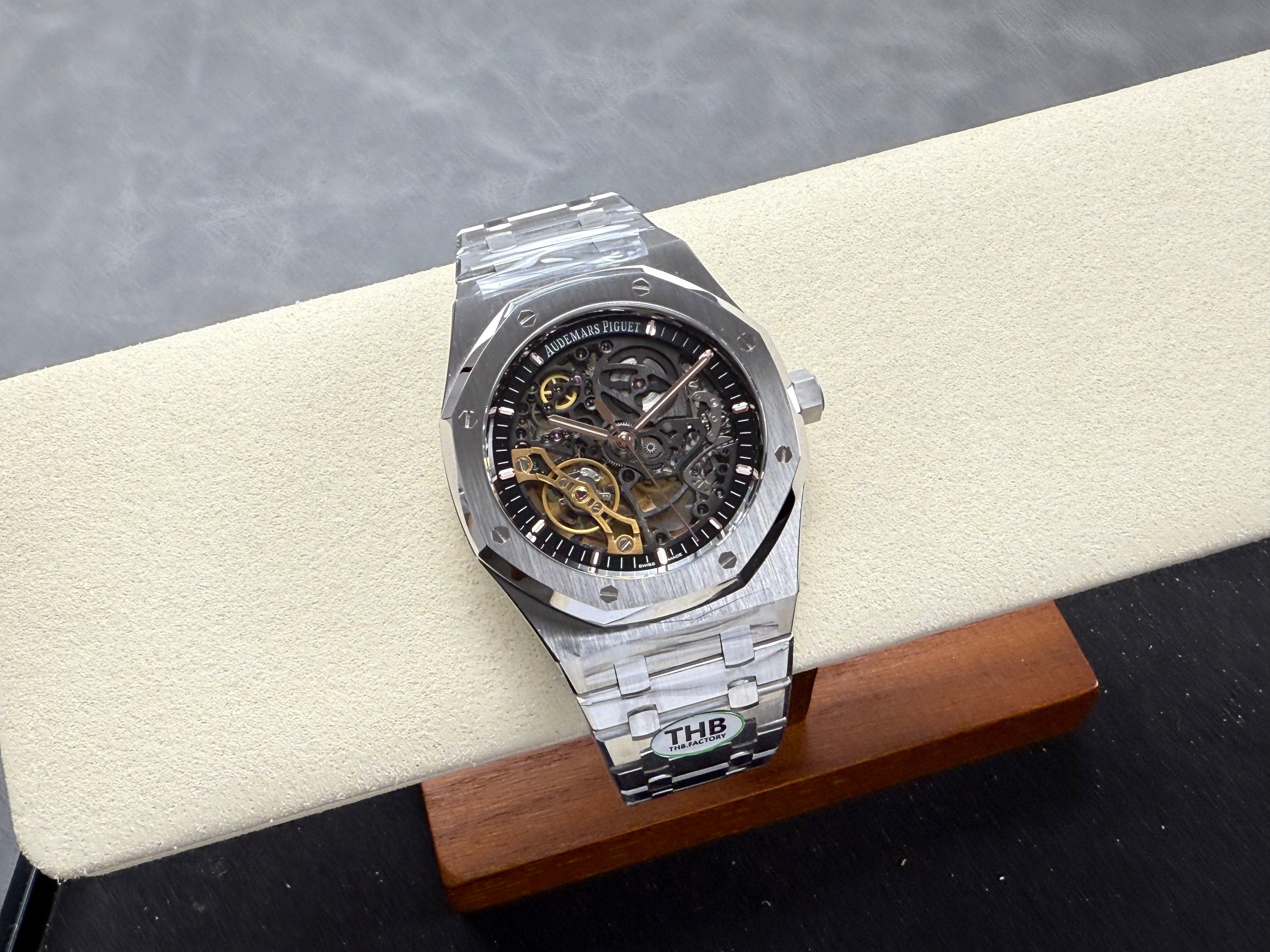 AUDEMARS PIGUET ROYAL OAK DOUBLE BALANCE WHEEL OPENWORKED 41MM