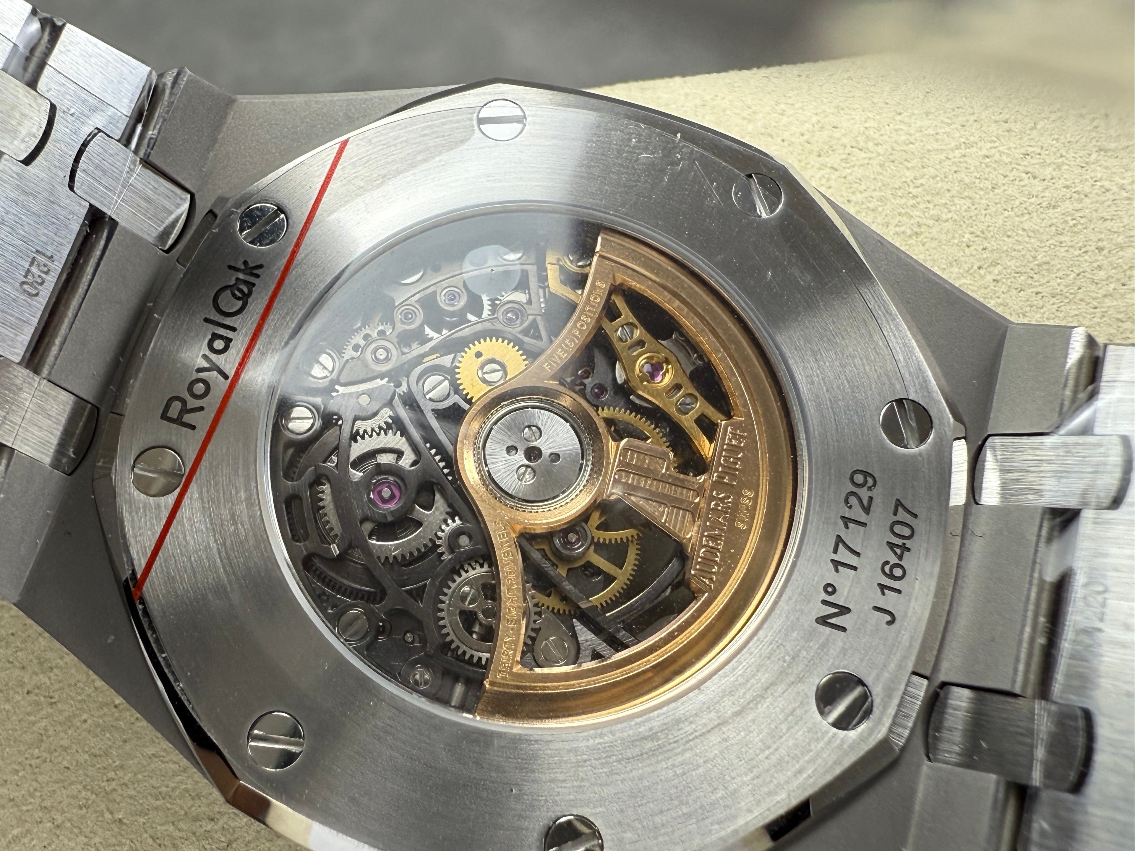 AUDEMARS PIGUET ROYAL OAK DOUBLE BALANCE WHEEL OPENWORKED 41MM