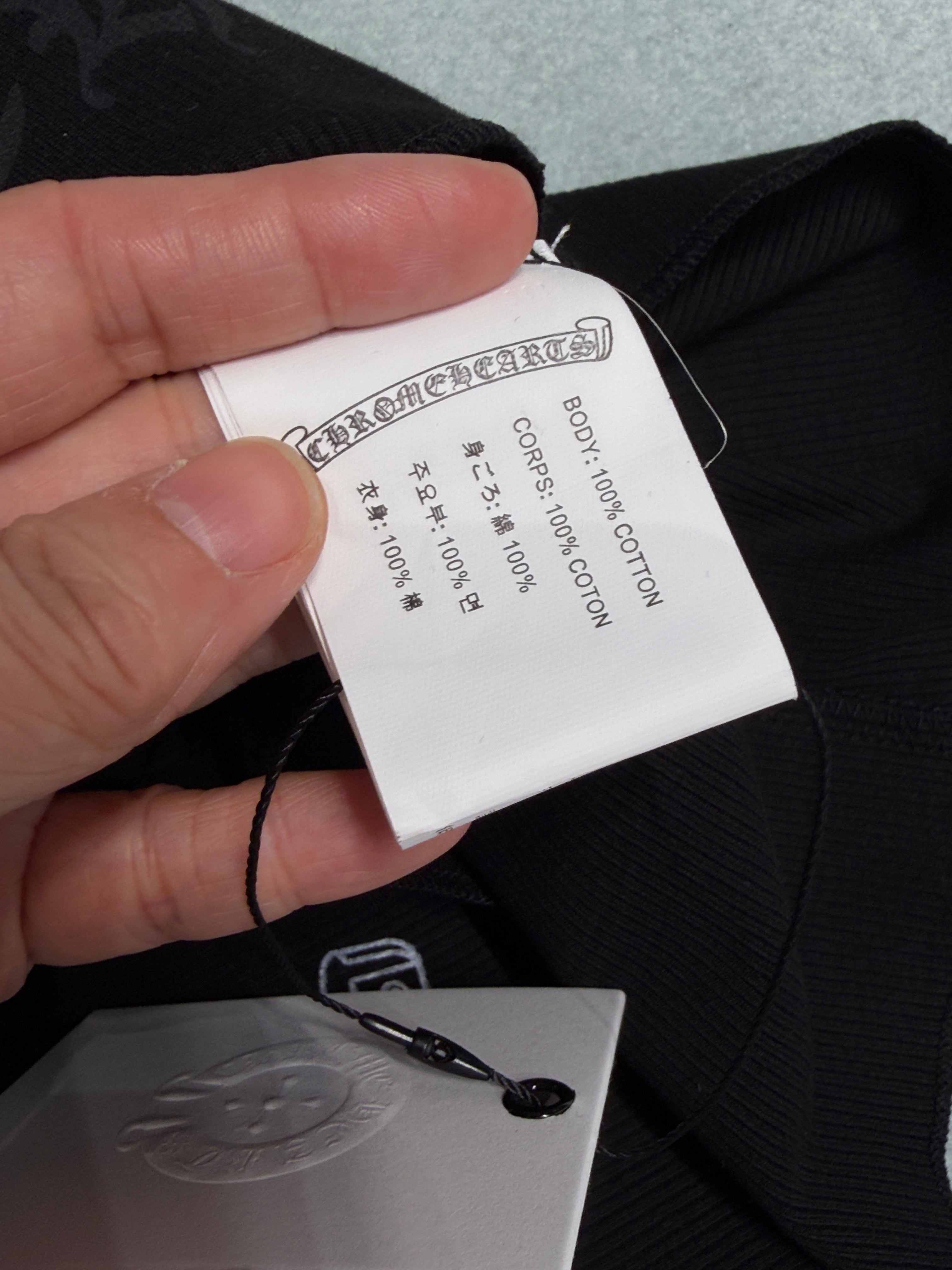 CHROME HEARTS HORSESHOE LOGO TANKTOP IN BLACK